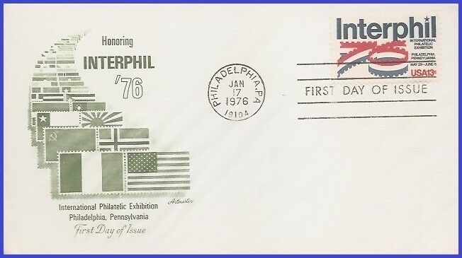 USA5 #1632 U/A ARTMASTER FDC   Interphil 76