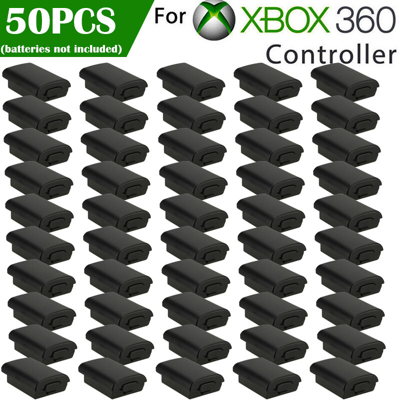 AA Battery Back Case Cover Shell Pack For Xbox 360 Wireless Controller Black