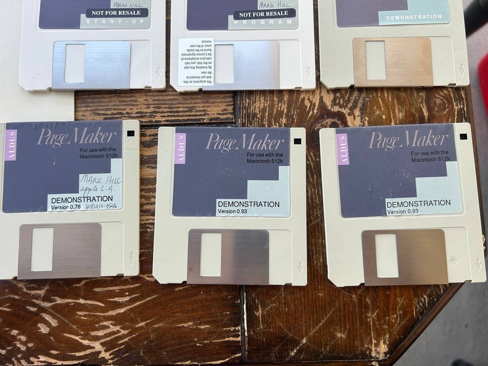 Aldus PageMaker Macintosh Boxed Software Large Disk Lot Manuals