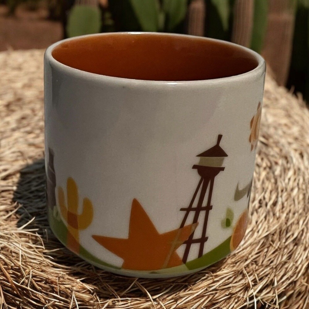 Starbucks Texas You Are Here YAH Coffee Mug 14 oz Ceramic EUC