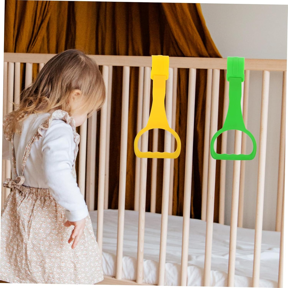 Pull Ring 4Pcs Pull up Rings Learning Standing Portable Hanging Toddler Hand Ran