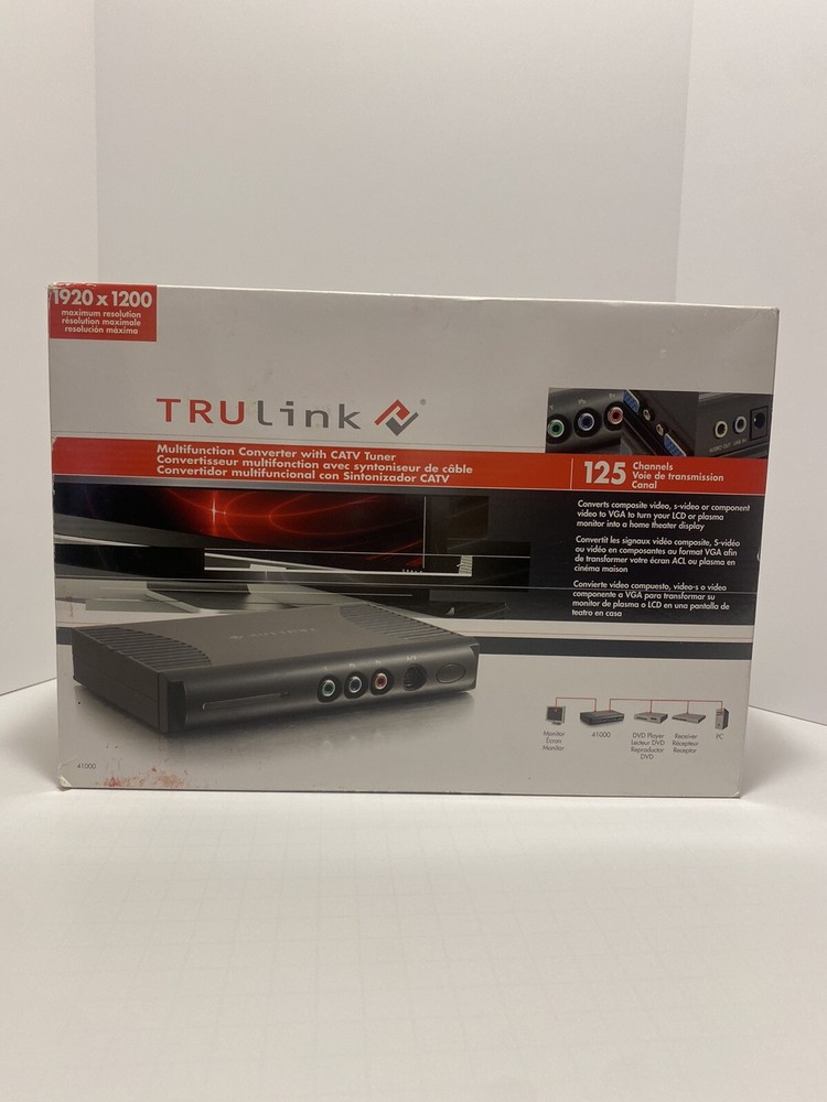 Trulink 41000 Multi-Function Converter With CatV Tuner Open Box