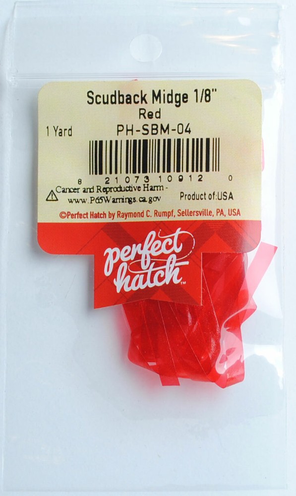 Perfect Hatch Scudback Midge 1/8" for Fly Tying