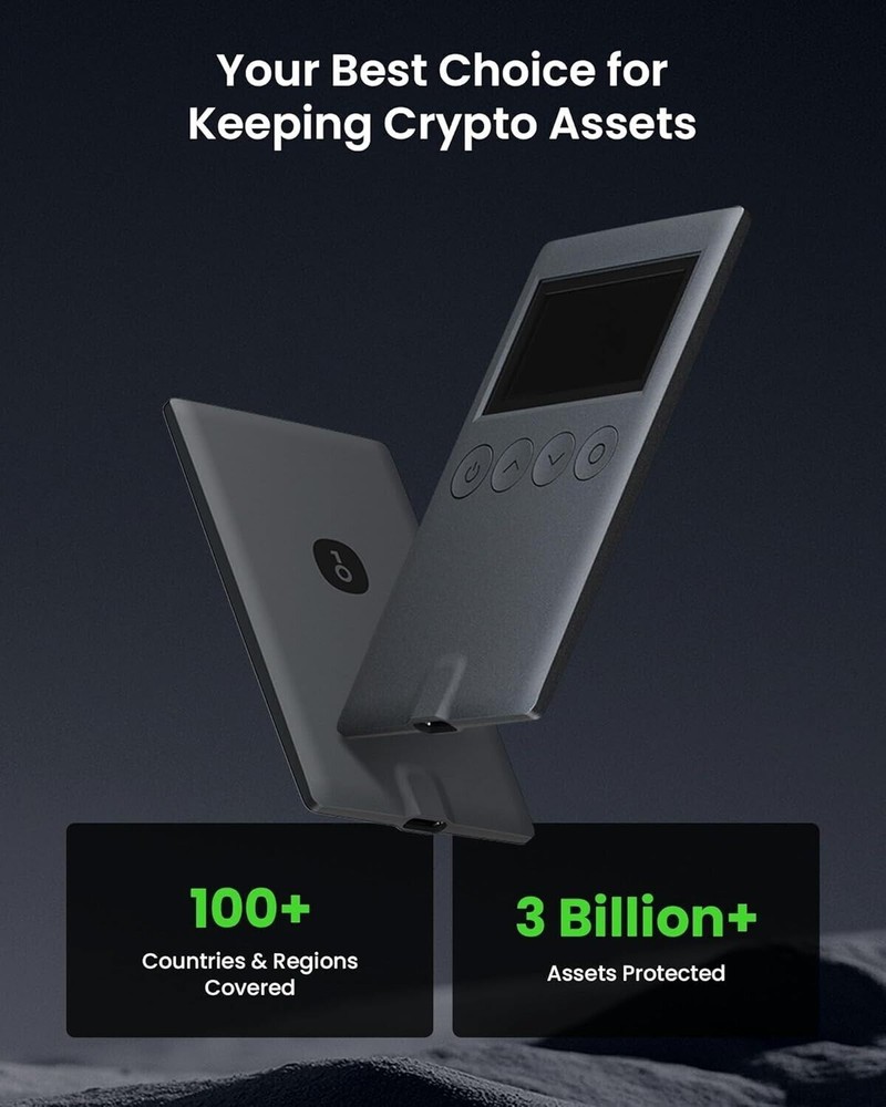 OneKey Classic 1S Crypto Hardware Wallet - Bluetooth Support - Encrypted