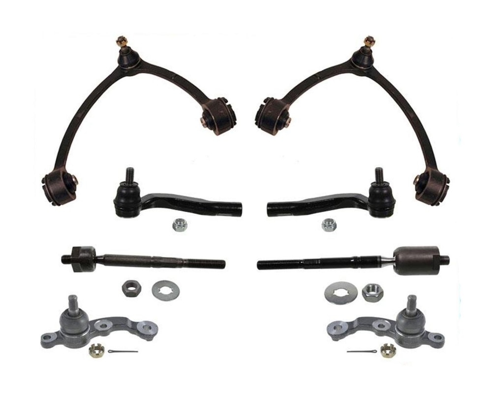 Front Upper Control Arms Lower Ball Joints & Tie Rods For 1995-1997 Lexus LS400