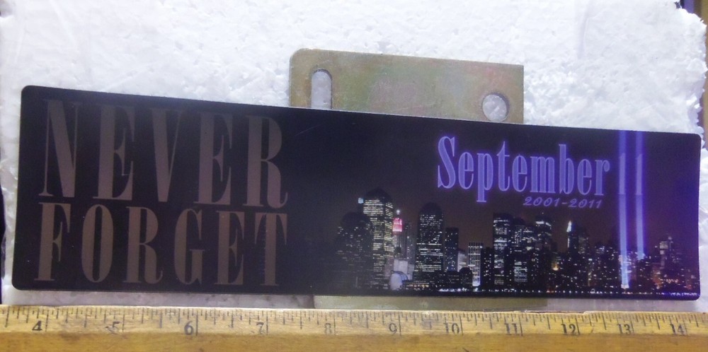 September 11, 2001 – Never Forget Bumper Magnet