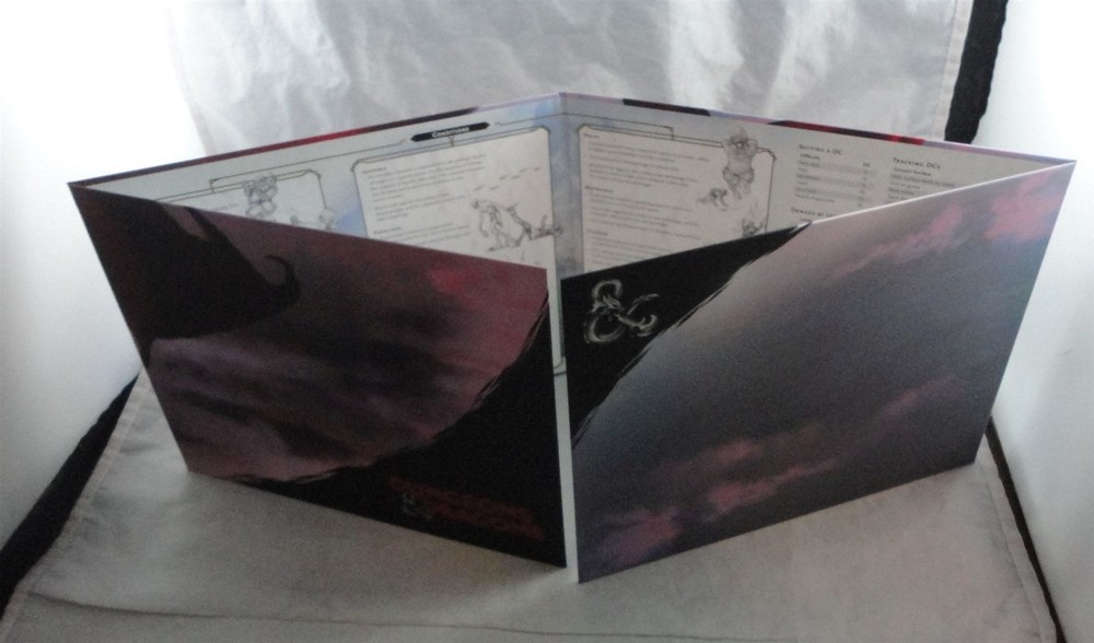 Dungeons & Dragons 5th Ed 5E 4-Panel DM's Dungeon Master's Screen