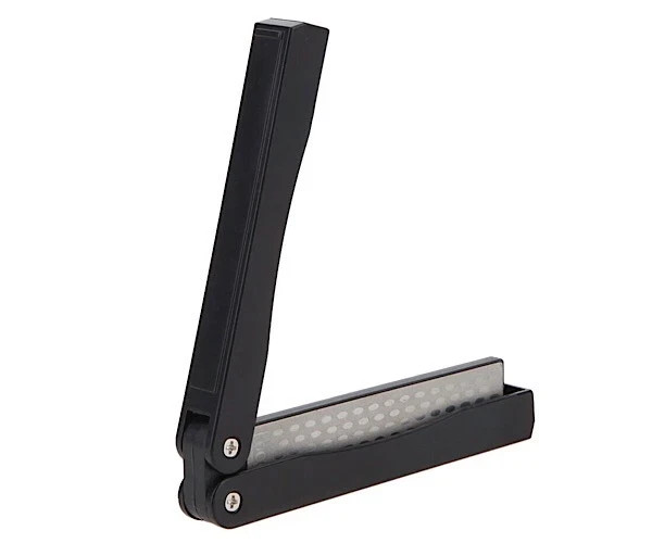 Knife Sharpener Foldable Double Sided Pocket Diamond Sharpening Stone Kitchen