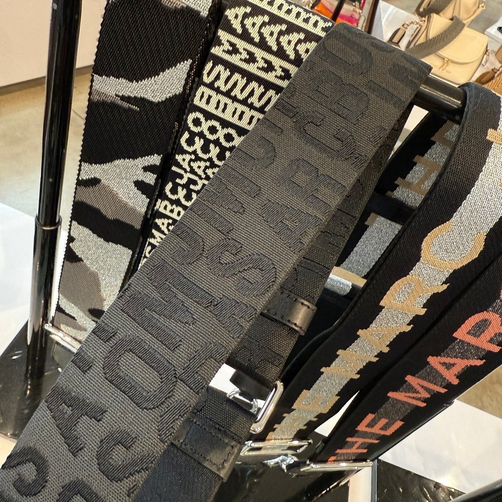 MARC JACOBS Logo Webbing Strap (Bag Belt) 2 inch $85