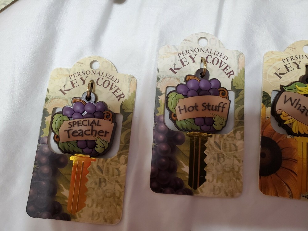 PERSONALIZED KEY COVERS