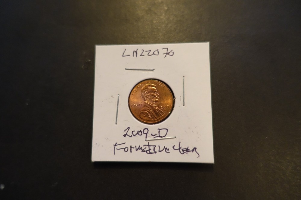 2009-D 1 cent Lincoln Formative Years Penny
