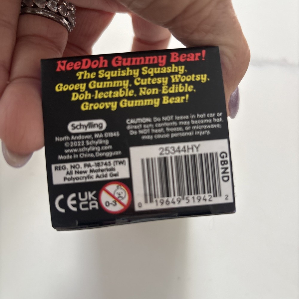 NeeDoh Gummy Bear Purple