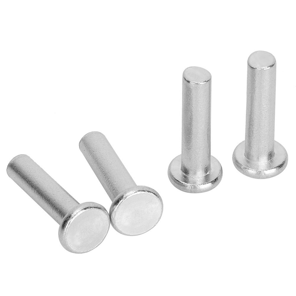 20pcs GB867 M6 Flat Head Aluminum Rivets Flat Head Solid Rivet M6 * 25