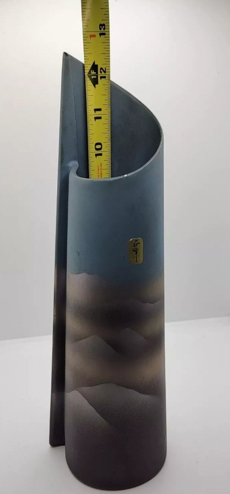 Vintage Tall Wrapped MCM Ceramic Vase