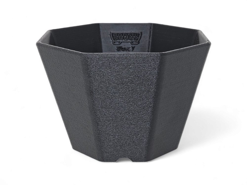 Bonsai Shoes Modern Semi Cascade Octagon Plastic Training Pot