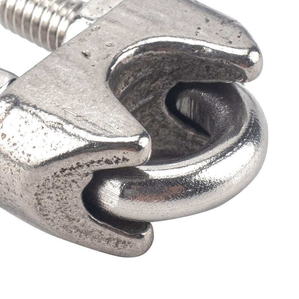 30PCS M4 Wire Rope Fixed Clamps with Triangular Ring
