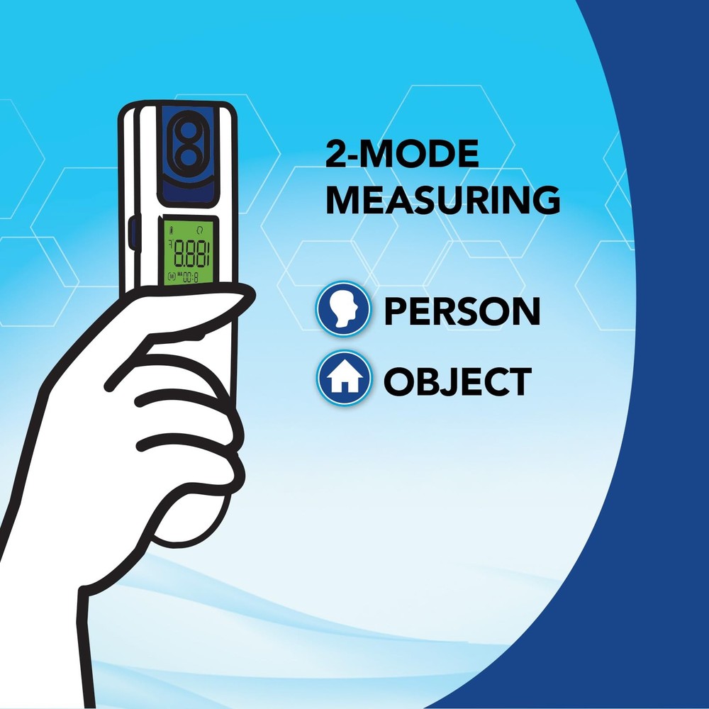 4-Way Rotating Infrared Thermometer | Forehead Non-Touch Technology | Fast 1-...