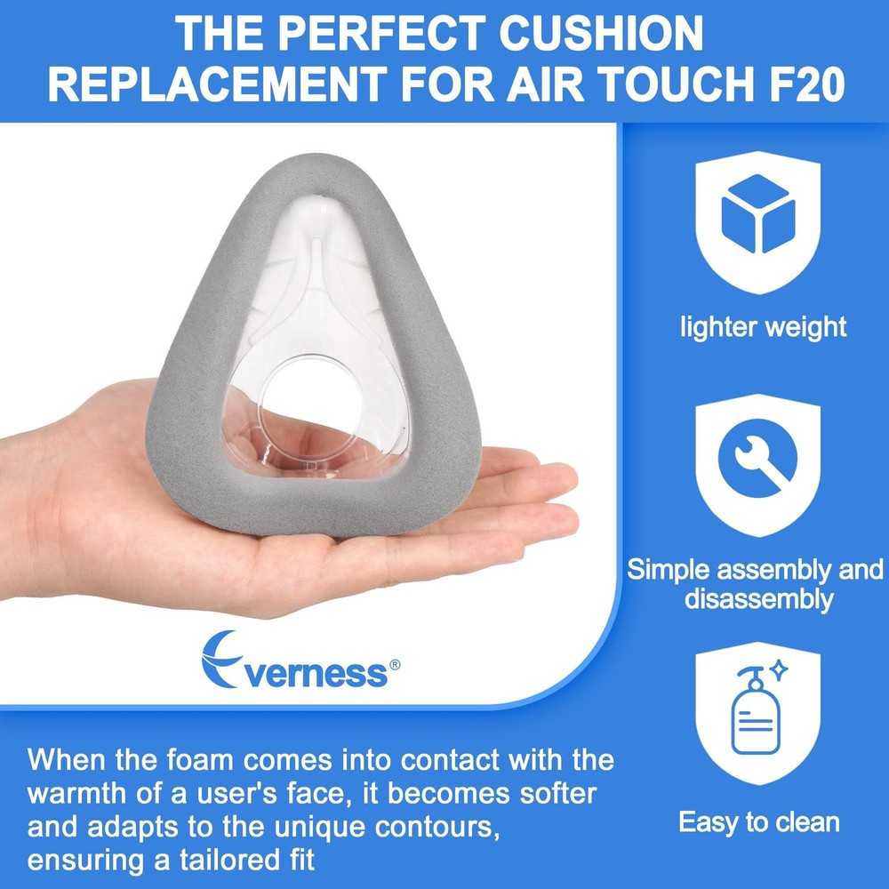 2 Packs Replacement Cushion (L) for AirTouch F20, Optimized Comfort & Secure ...
