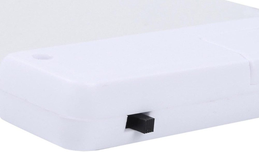 Flat LED Book Light for Reading - Clear Bookmark Light - Wireless White