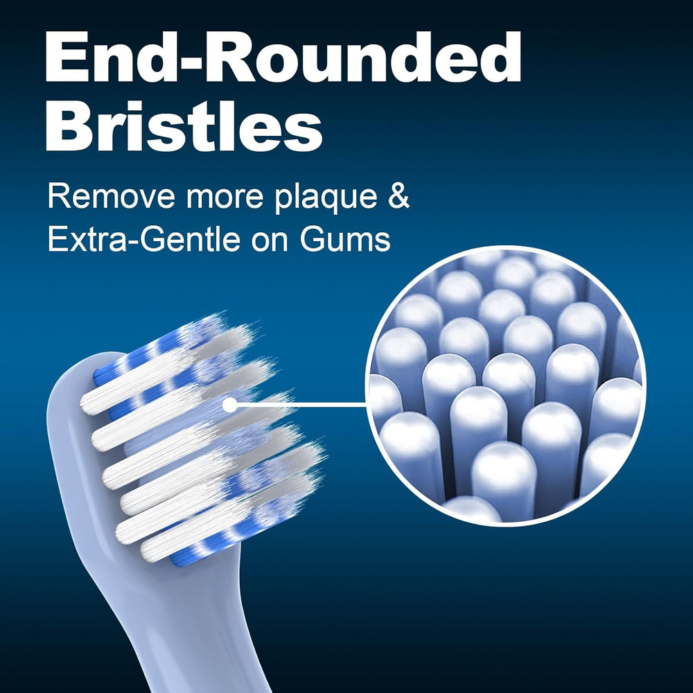 Replacement Toothbrush Heads 8 Pack for Colgate Hum Connected Smart Battery