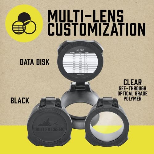 Butler Creek Element Scope Cap Objective 55-60mm, Black One Size,