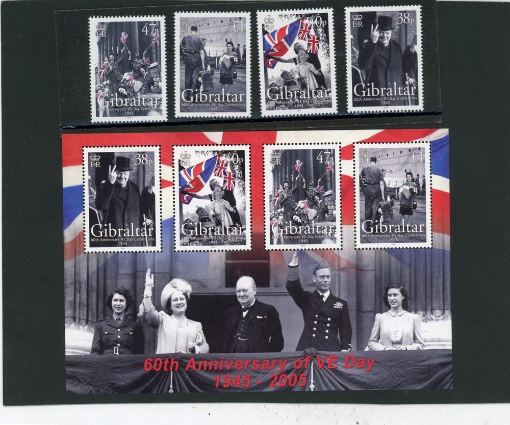 Gibraltar 2005 Scott# 1014-1017a Mint NH