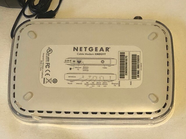 Netgear Cable Modem - Docsis 3.0 Tested, Works!