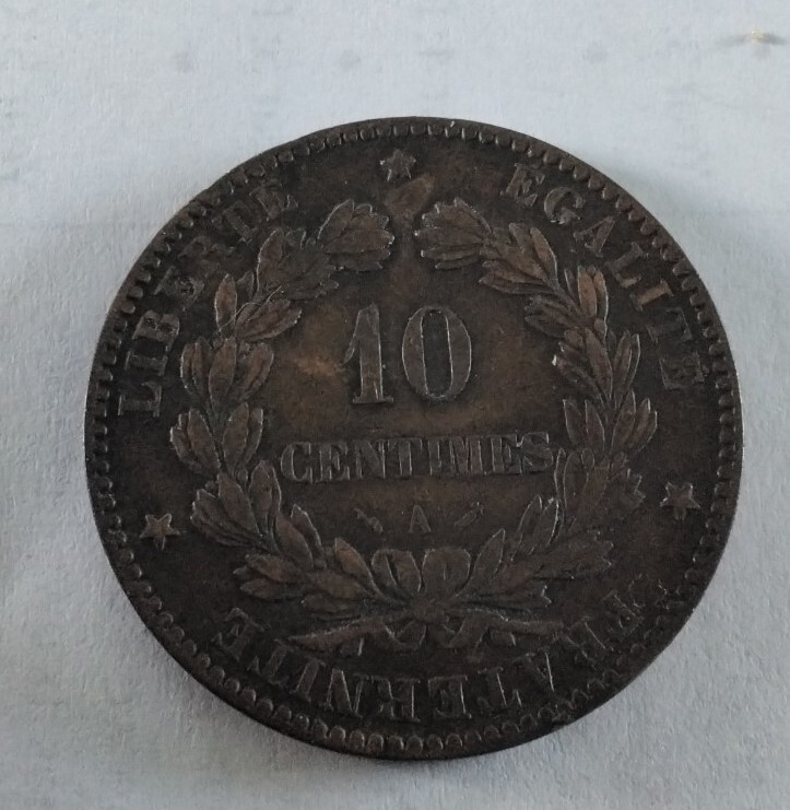 France 10 Centimes 1884 A COIN