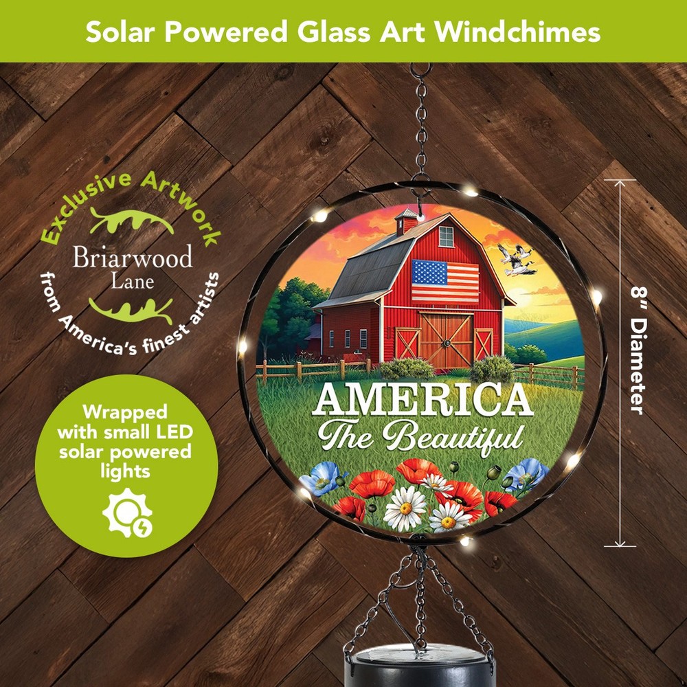 Briarwood Lane American Barn Illuminated Wind Chime