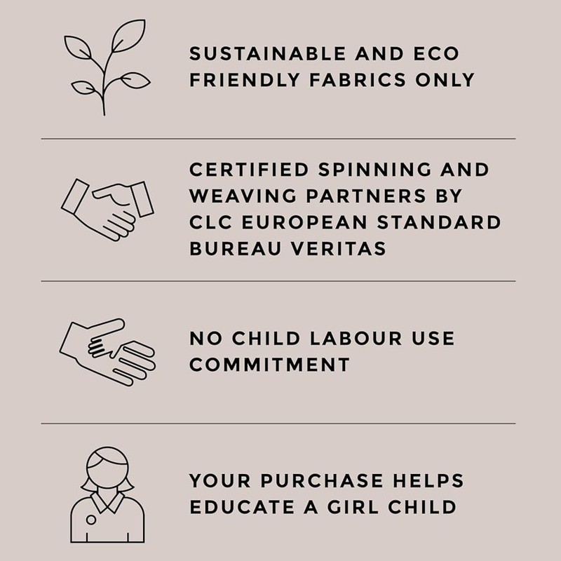 Natural Linen Tablecloth Rectangle Eco-Friendly Gift Support Education New