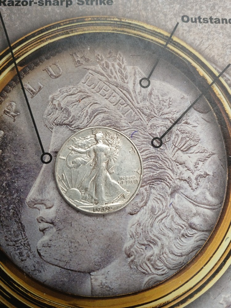 Silver  1939 D  Mint very nice   Walking Liberty    TP-9171