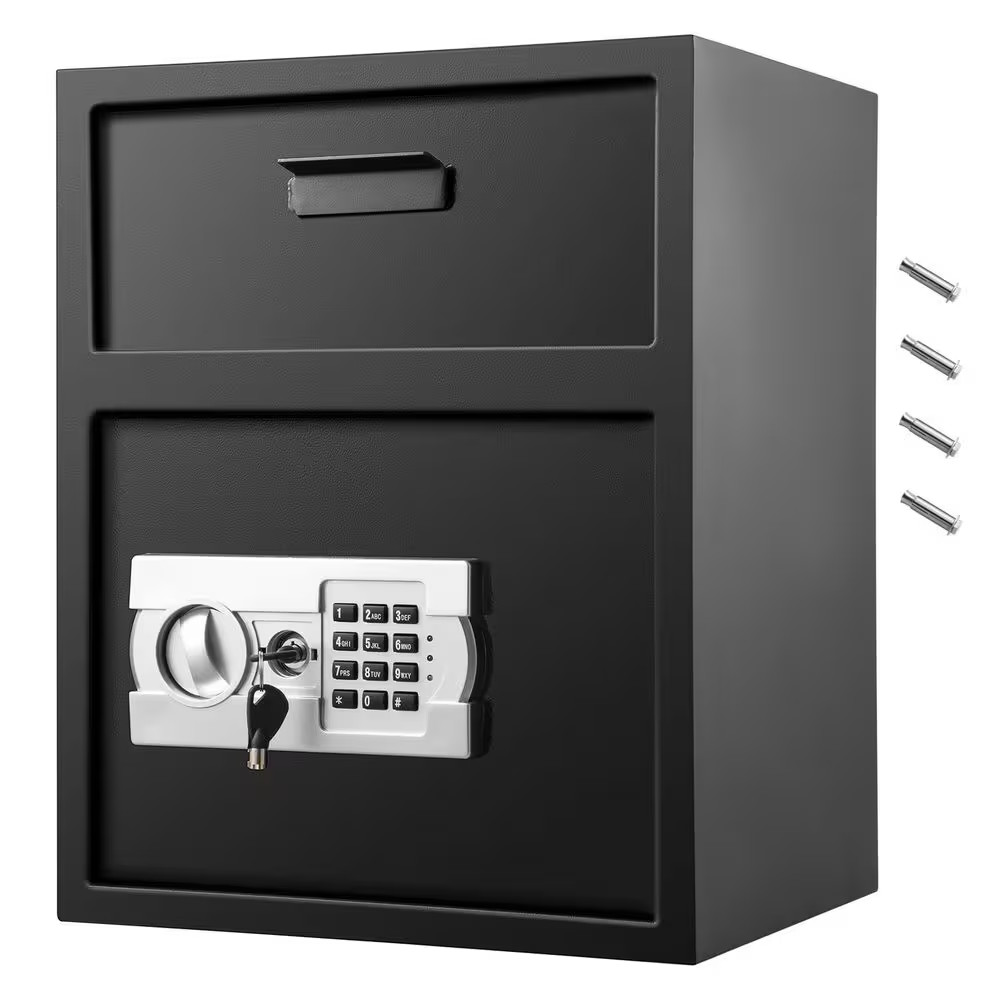 Digital Depository Safe Carbon Steel Electronic Code Lock Depository Safe with D