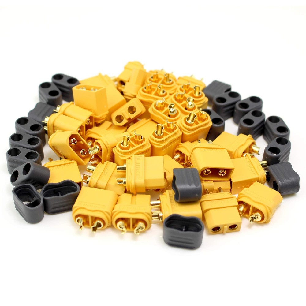 Amass 10 Pair XT60H Bullet Connector Plug