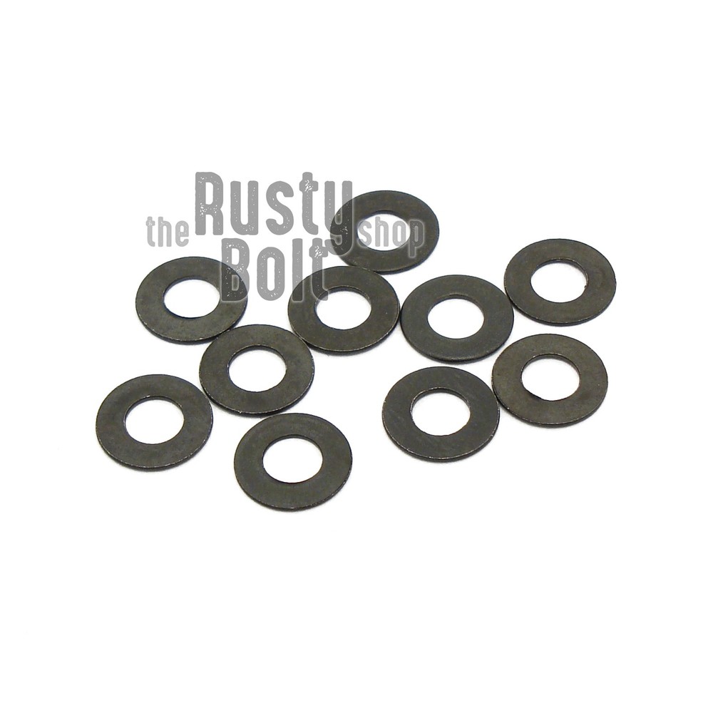M3 - Flat Washers, Steel, Black Oxide