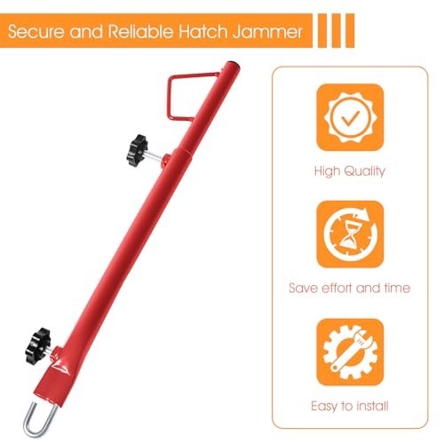 Hatch Jammer Holder Support Rod 17100 Replacement,Retractable Car Door Jammer