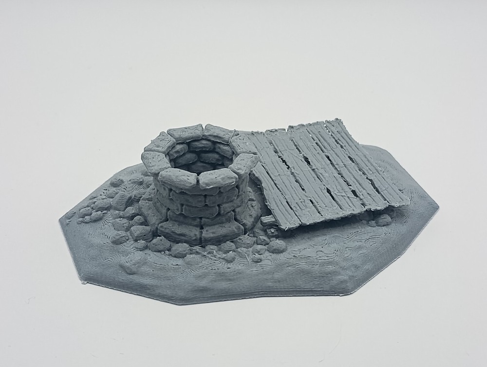 3D Printed Well #2 (28mm-32mm Scale)