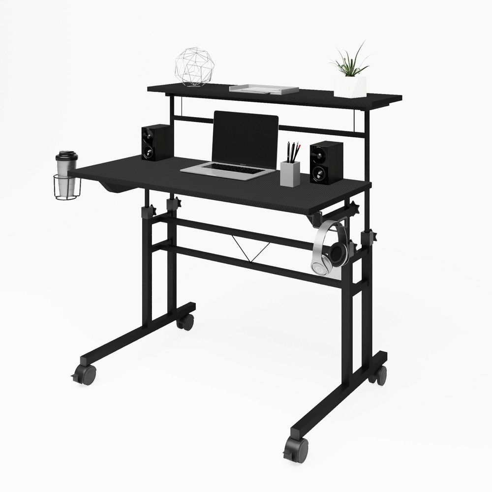 Techni Mobili Adjustable Rolling Desk