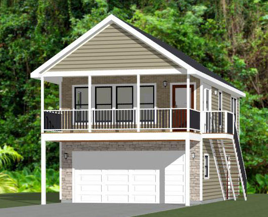 20x32 House -- 2 Bedroom -- 808 sqft -- PDF FloorPlan -- Model 6R