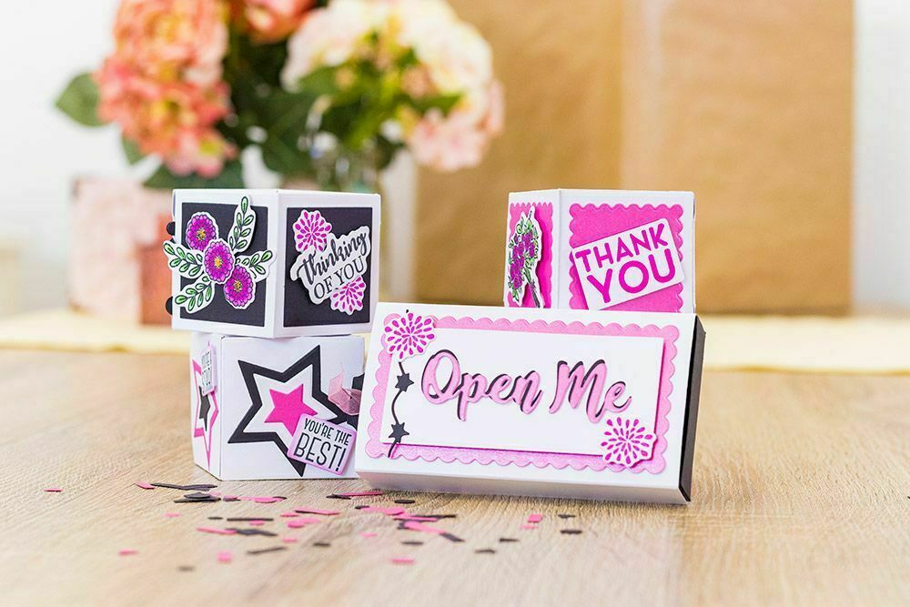 3Gemini Pop Up Confetti - Dimensionals - Pop-Up CONFETTI Box or Cube Collection