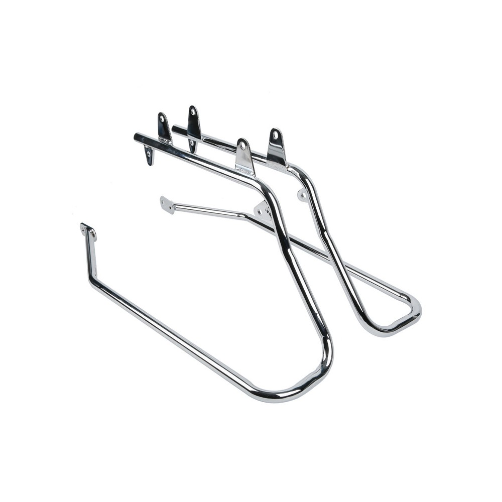 Saddlebag Saddle bag Conversion Brackets Set w/ Hardware For Harley Softail