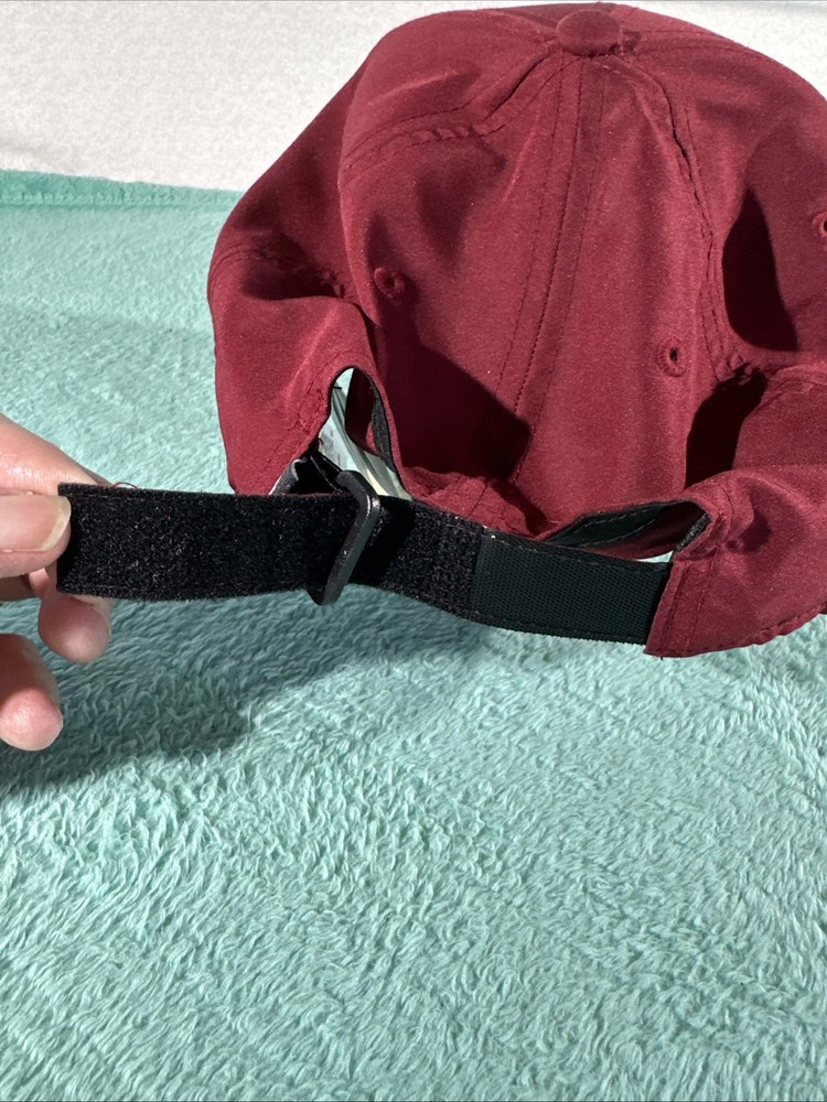 ADIDAS Golf Cap Hat Performance Adjustable Strapback Men Red One Size