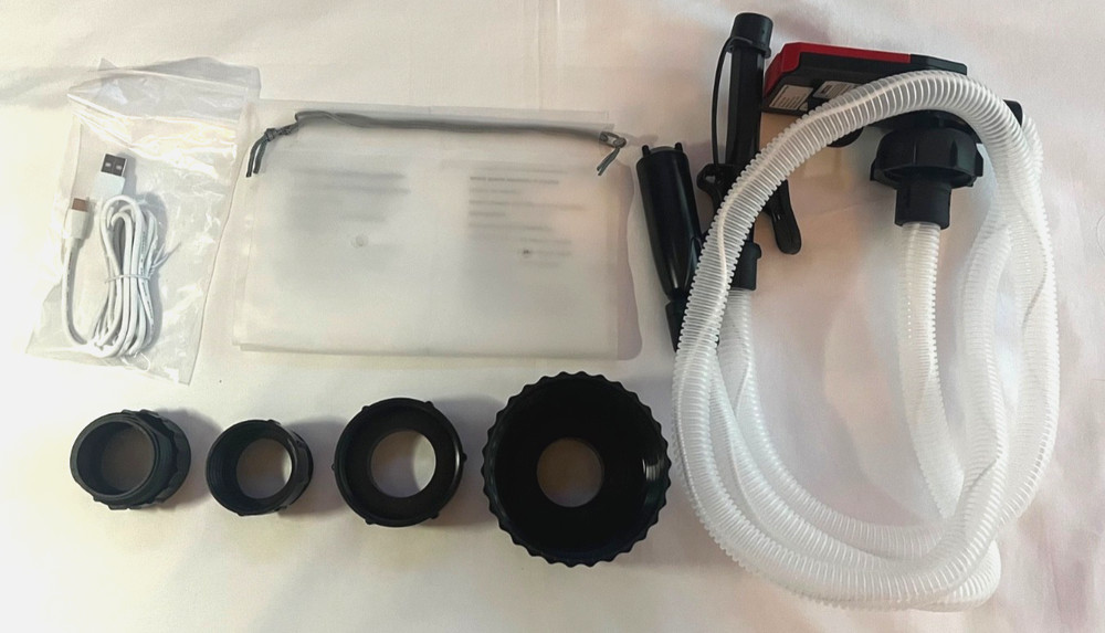 Veecap Liquid Transfer Pump 3.8  GPM Auto-Stop Sensor Leak Protection, USB Type