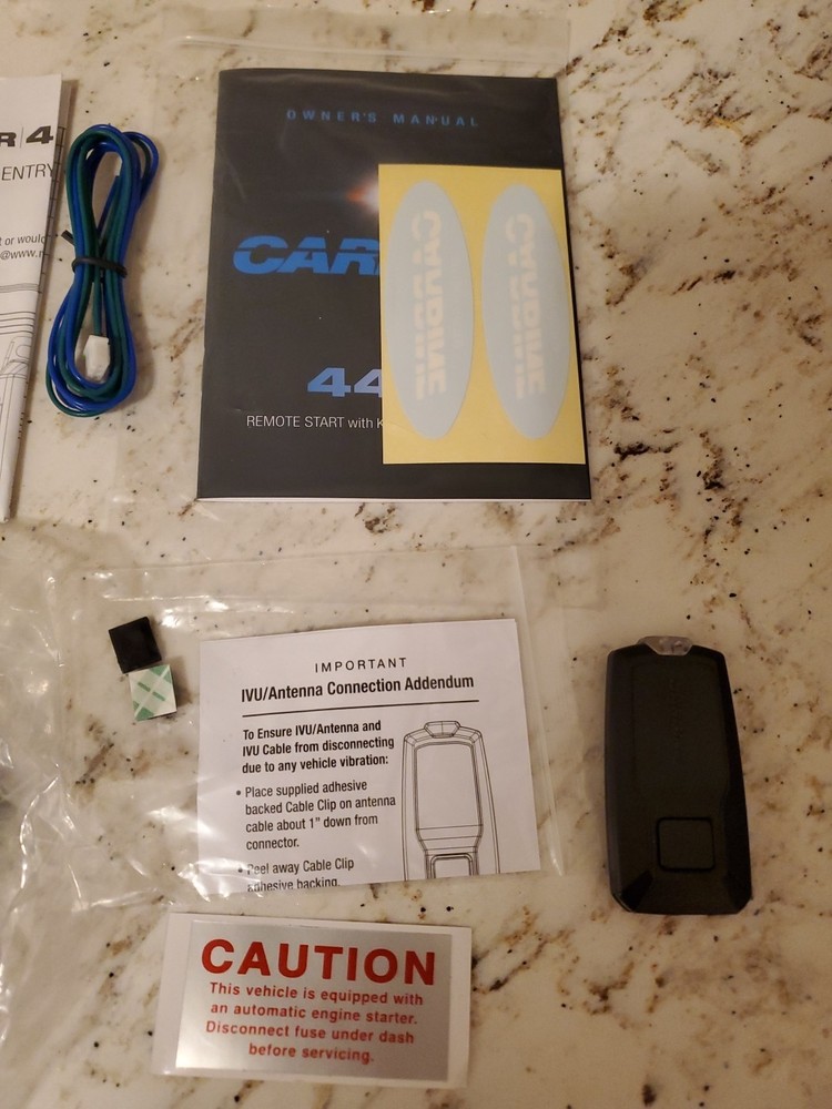 Carbine 44 CR Remote Start With Keyless Entry System