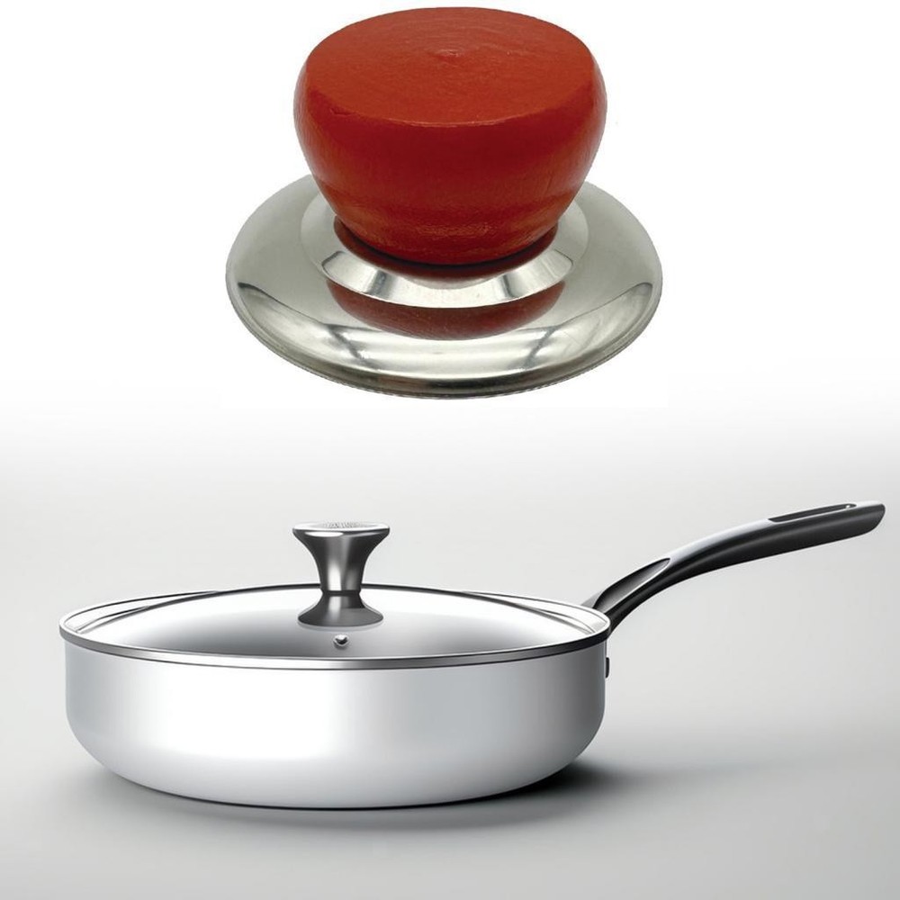 Pot Lid Knob Replace Universal Wood Cover Holding Handle for Slow Cookers