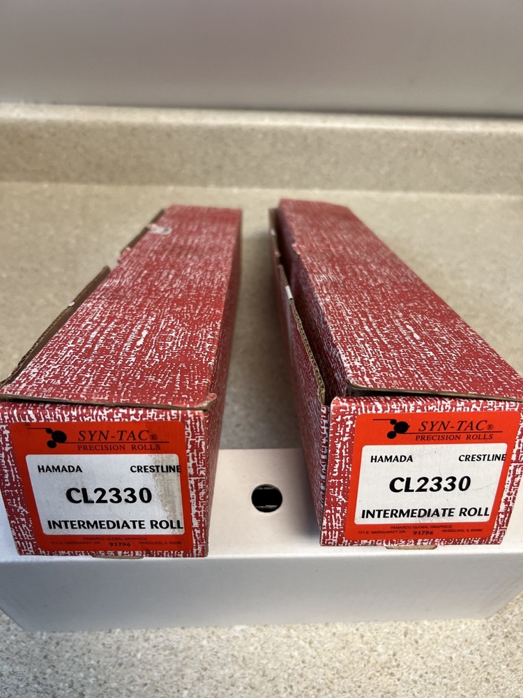 CL2330 Intermediate Crestline Roller for Hamada H234 Printing Press, NEW