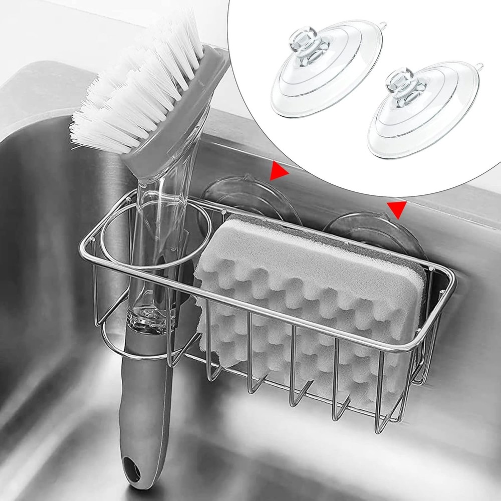 Sponge Holder Suction, Replacement Suction Cups for Holder, Kitchen...