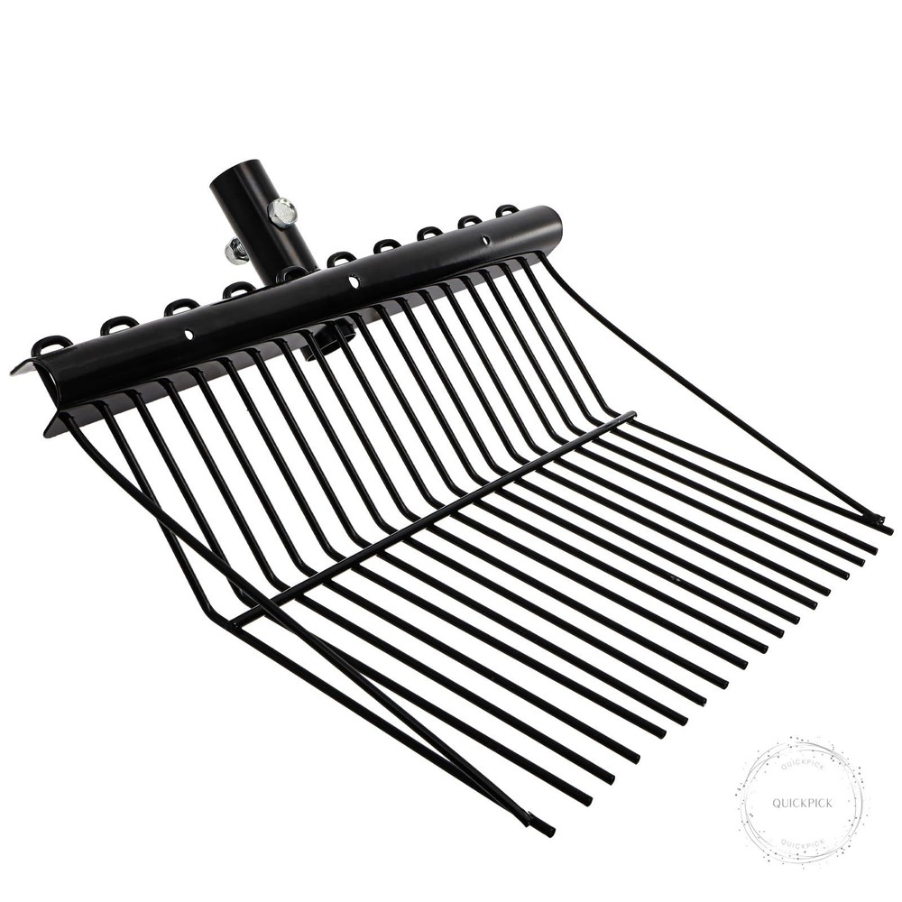 Pitch Manure Fork Head, Metal Pitch Fork for Garden, Durable Digging Fork Rake