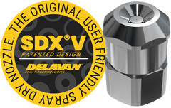 Delavan 1.1080`W Fuel Nozzle 1.10 GPH Brass 80¬∞ Solid Cone Threaded