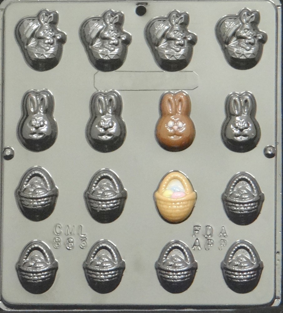 Easter Assortment Chocolate Candy Mold Easter  883 NEW
