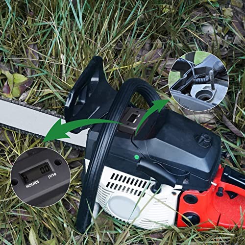 Digital Inductive Hour Meter,Gas Engine Hr Meters,Dirt HM006A Black